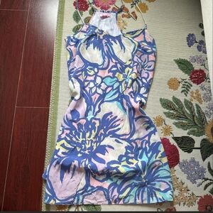 Lilly Pulitzer Blue and Pink Floral Dress
